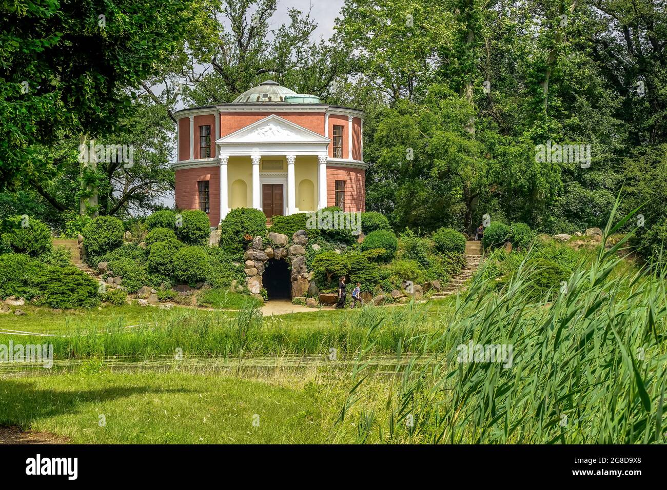 Floratempel, Wörlitzer Gartenreich, Sachsen-Anhalt, Allemagne Banque D'Images
