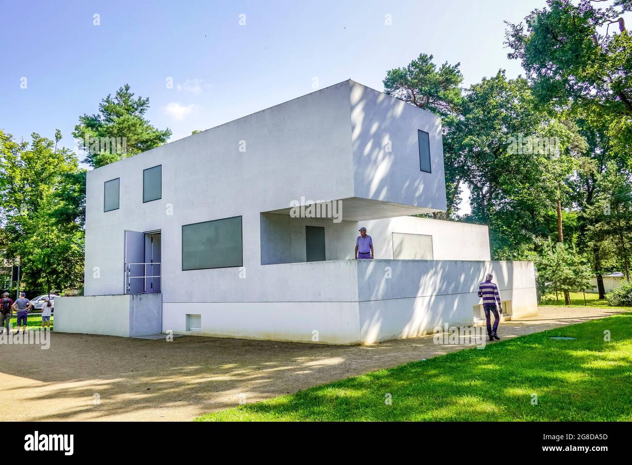 Gropius, Meisterhaussiedlung Haus, Ebertallee, Dessau, Sachsen-Anhalt, Allemagne Banque D'Images