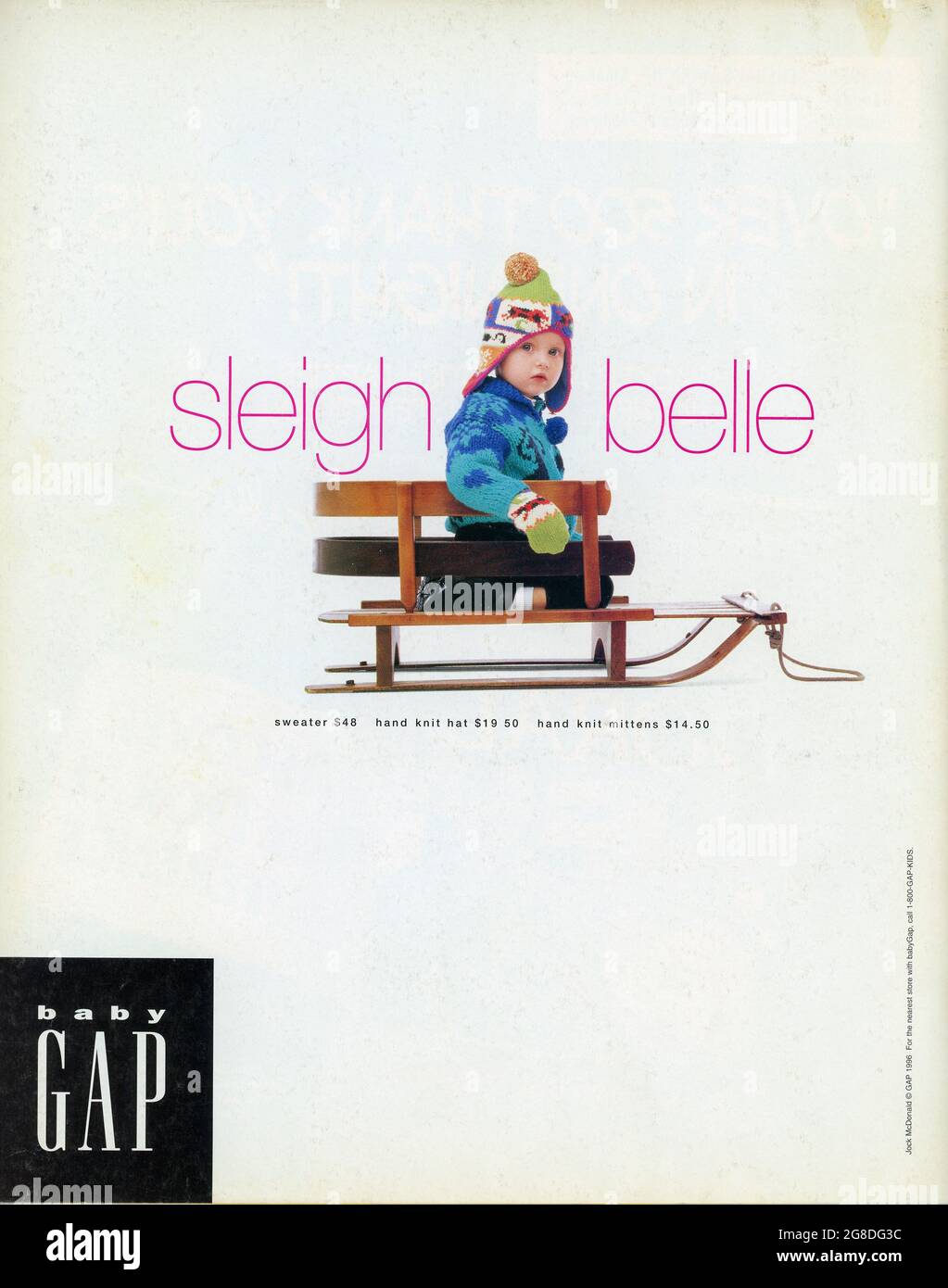 Pleine page Publicité de Life Magazine, numéro de janvier 1997, l'année en images de 1996, États-Unis Banque D'Images