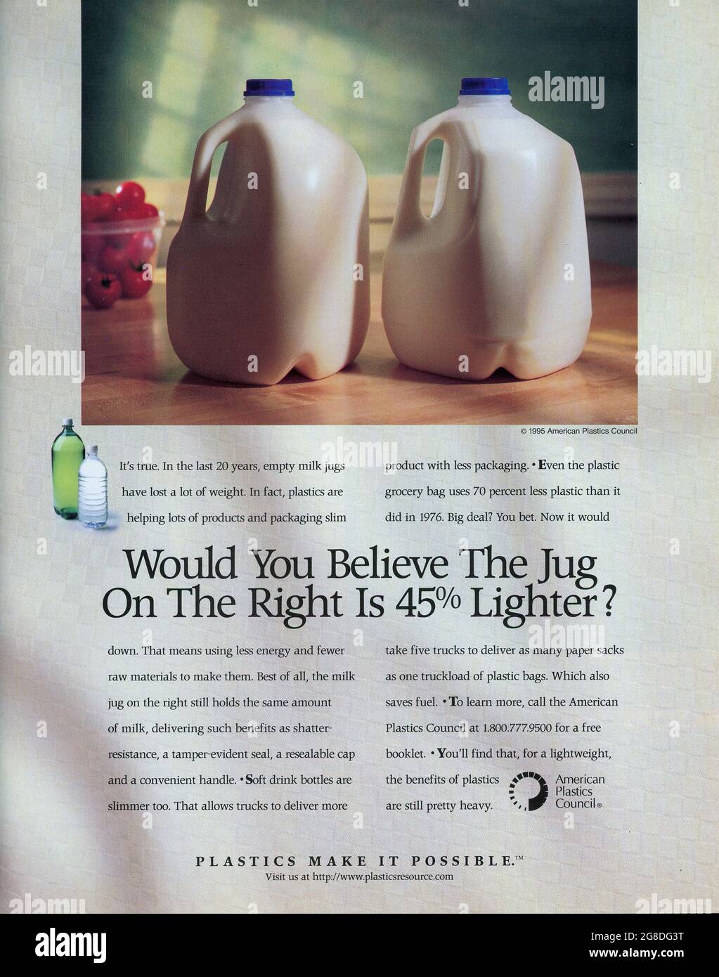Pleine page Publicité de Life Magazine, numéro de janvier 1997, l'année en images de 1996, États-Unis Banque D'Images