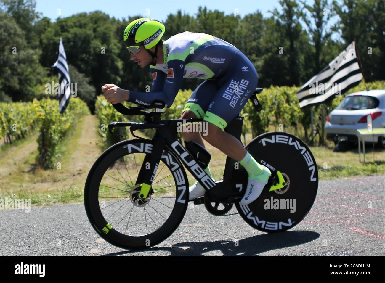 LORENZO ROTA d'INTERMARCHE - WANTY - GOBERT MATERIAUX pendant le Tour de  France 2021, course cycliste 20,