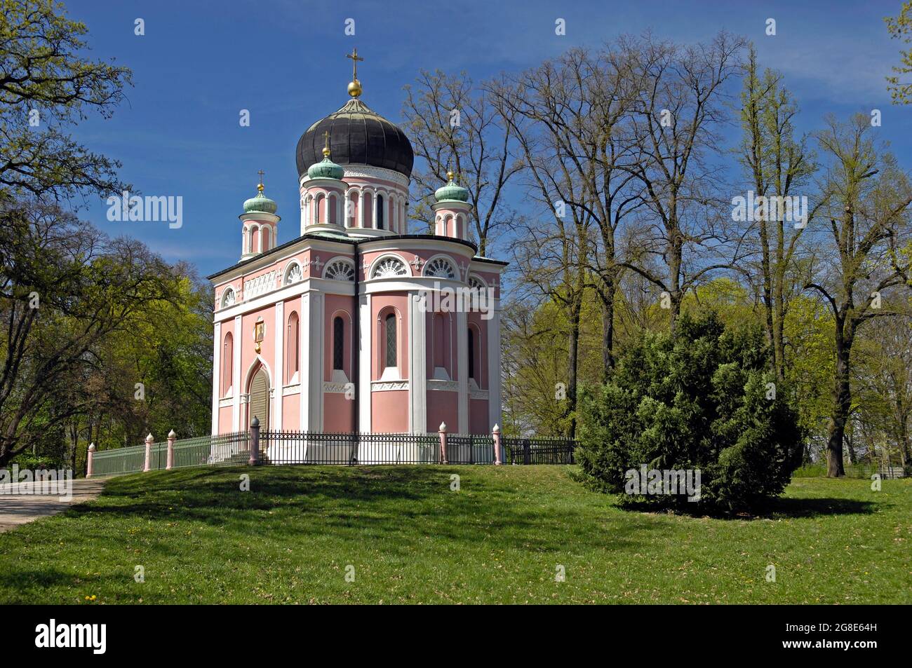 Église russe de Potsdam, Brandebourg, Allemagne Banque D'Images