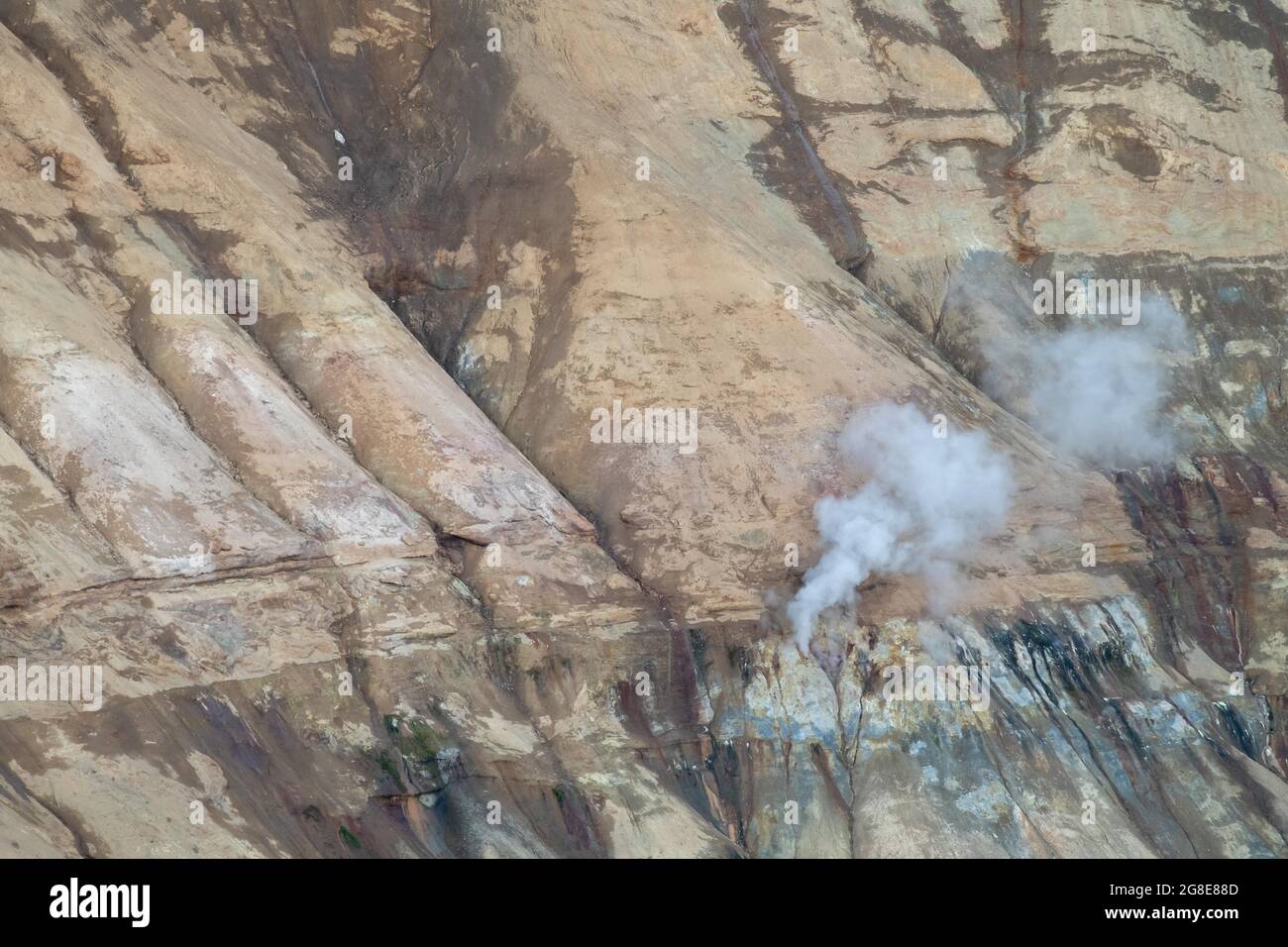 Sources de vapeur, zone thermale Hveradalir, Kerlingarfjoell, Suourland, Islande Banque D'Images