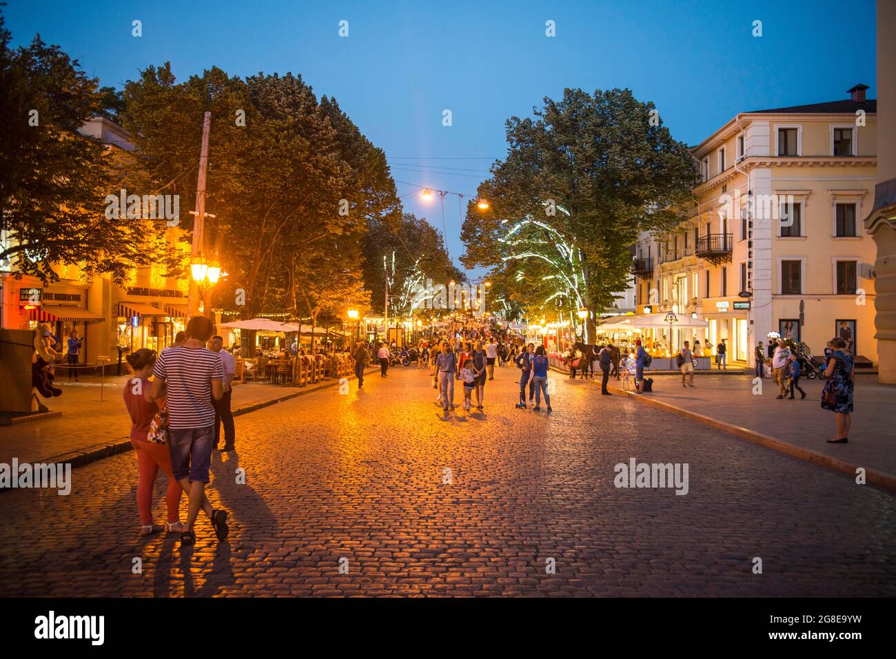 Odessa, Mer Noire, Ukraine Banque D'Images