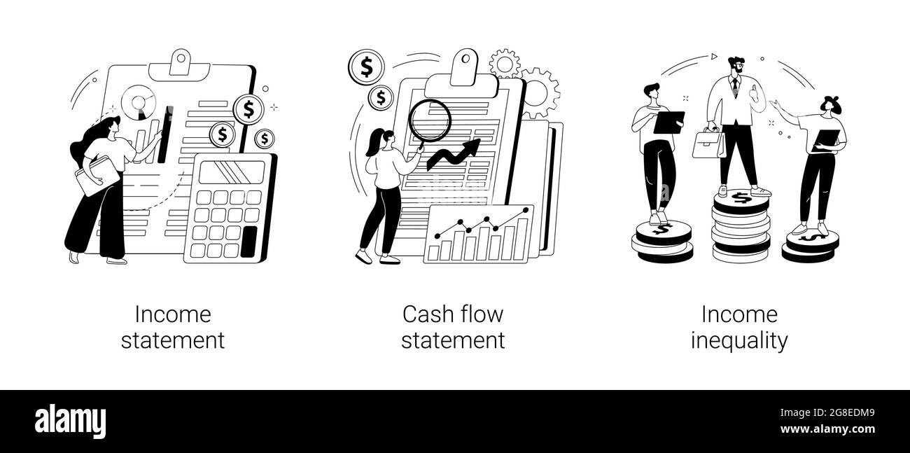 Illustrations vectorielles abstraites de bilan. Illustration de Vecteur