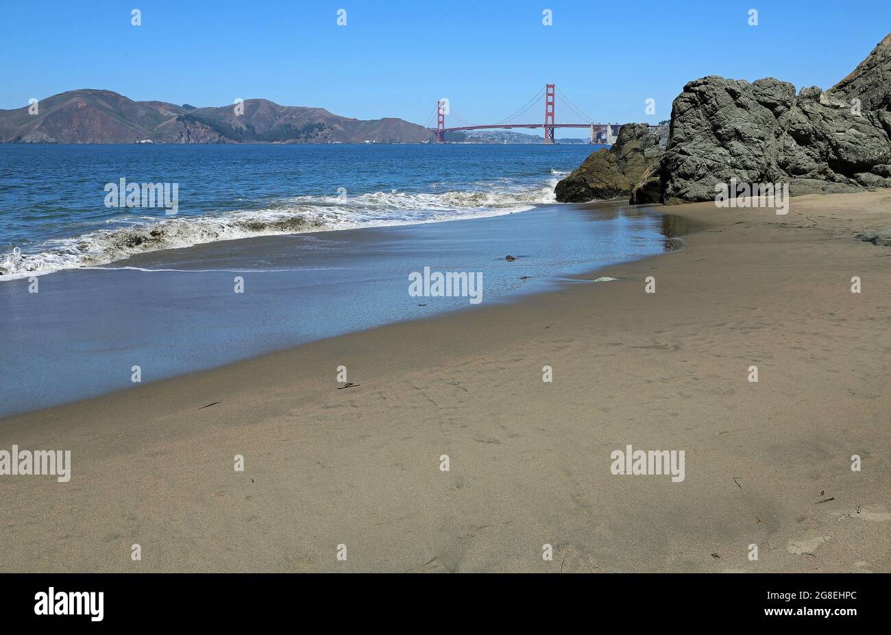 Baker Beach - San Francisco, Californie Banque D'Images