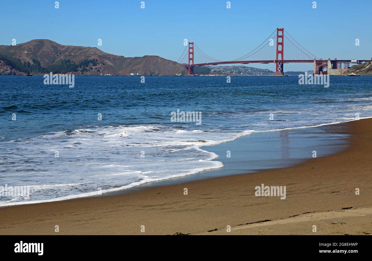Panorama du Golden Gate - San Francisco, Californie Banque D'Images