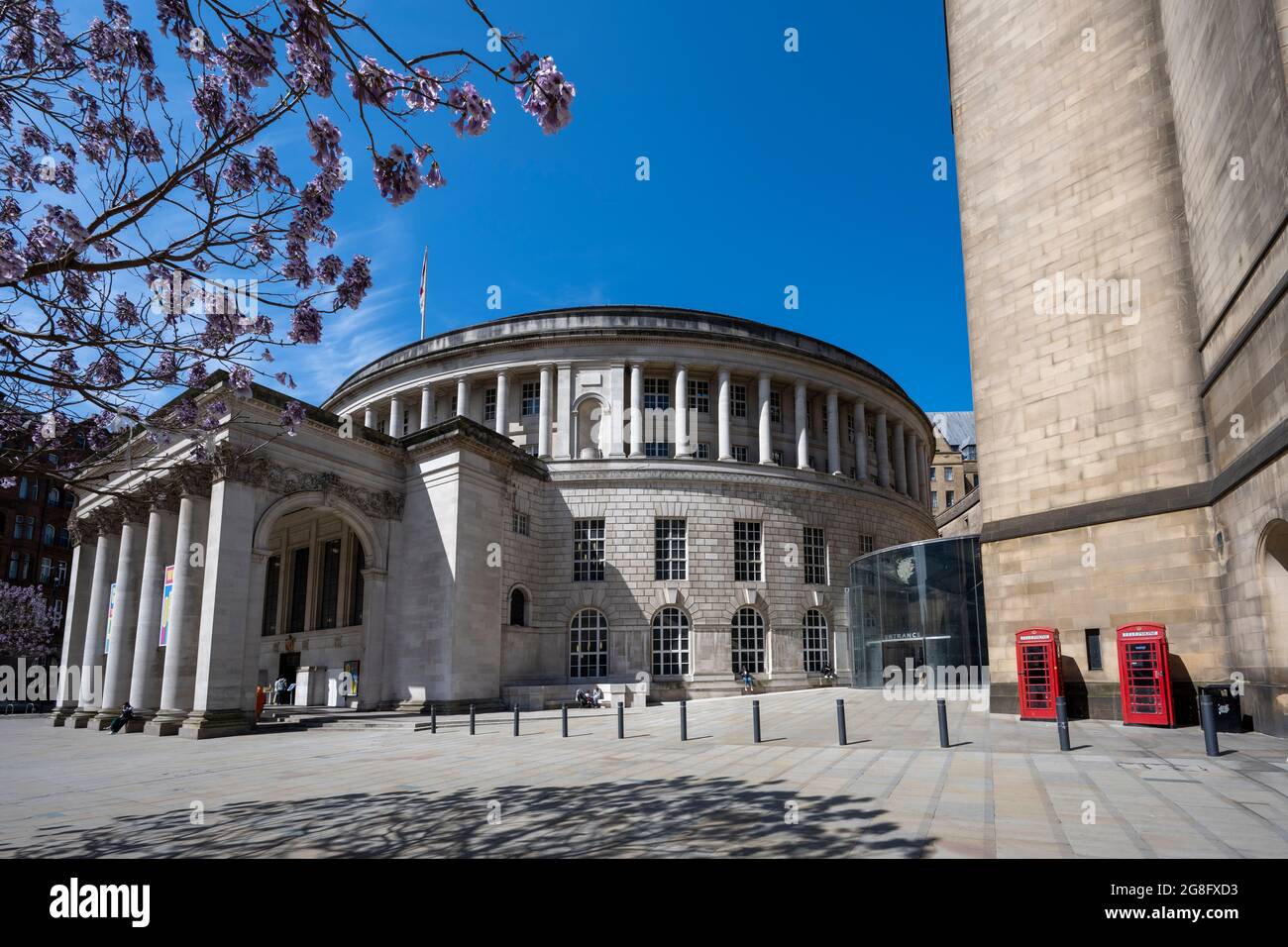 The Manchester Library, Manchester, Angleterre, Royaume-Uni, Europe Banque D'Images