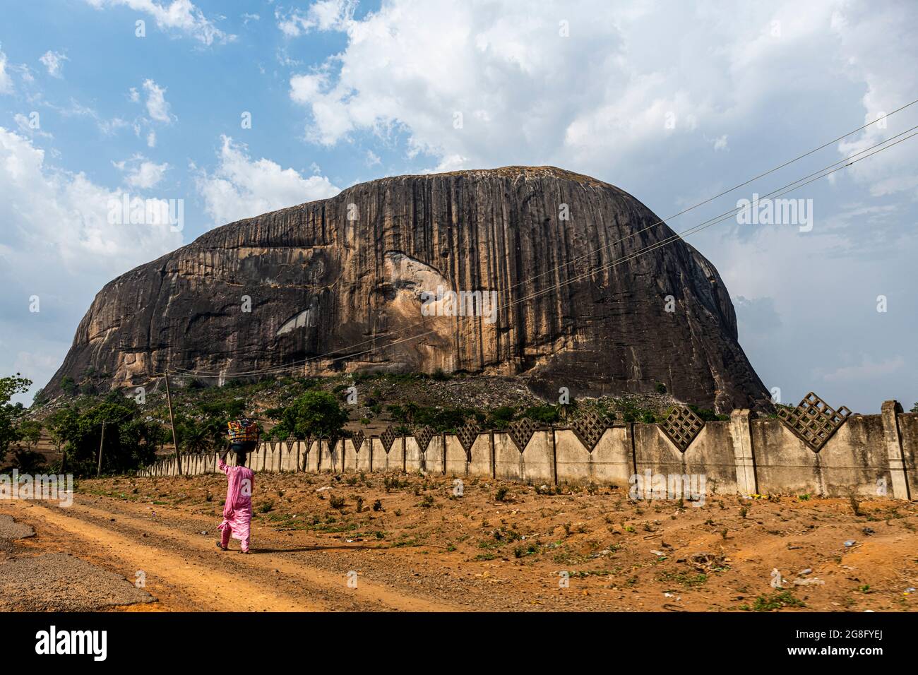 Zuma rock, Abuja, Nigéria, Afrique de l'Ouest, Afrique Banque D'Images