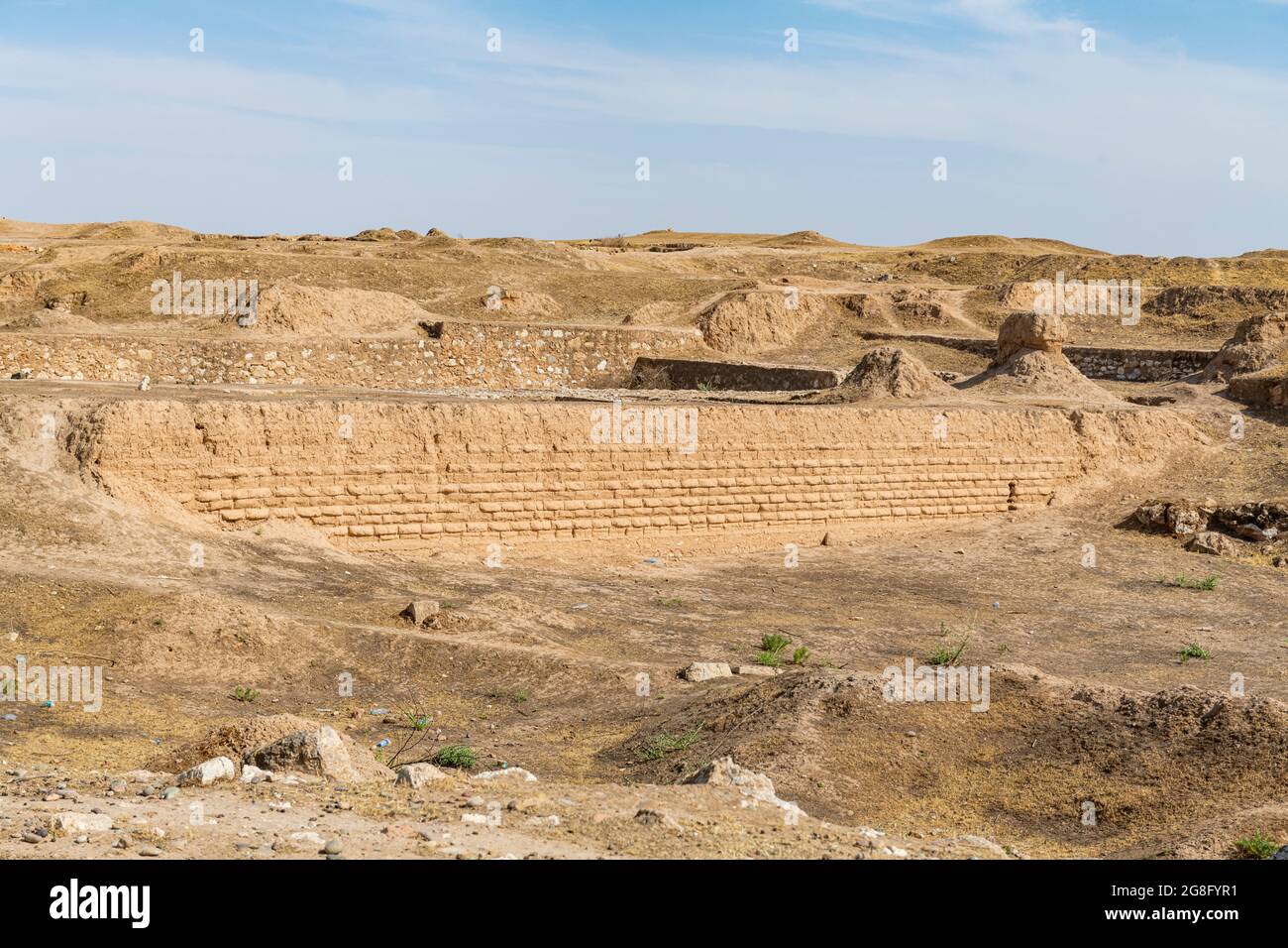 Ancienne ville assyrienne d'Asur, site classé au patrimoine mondial de l'UNESCO, Irak, Moyen-Orient Banque D'Images