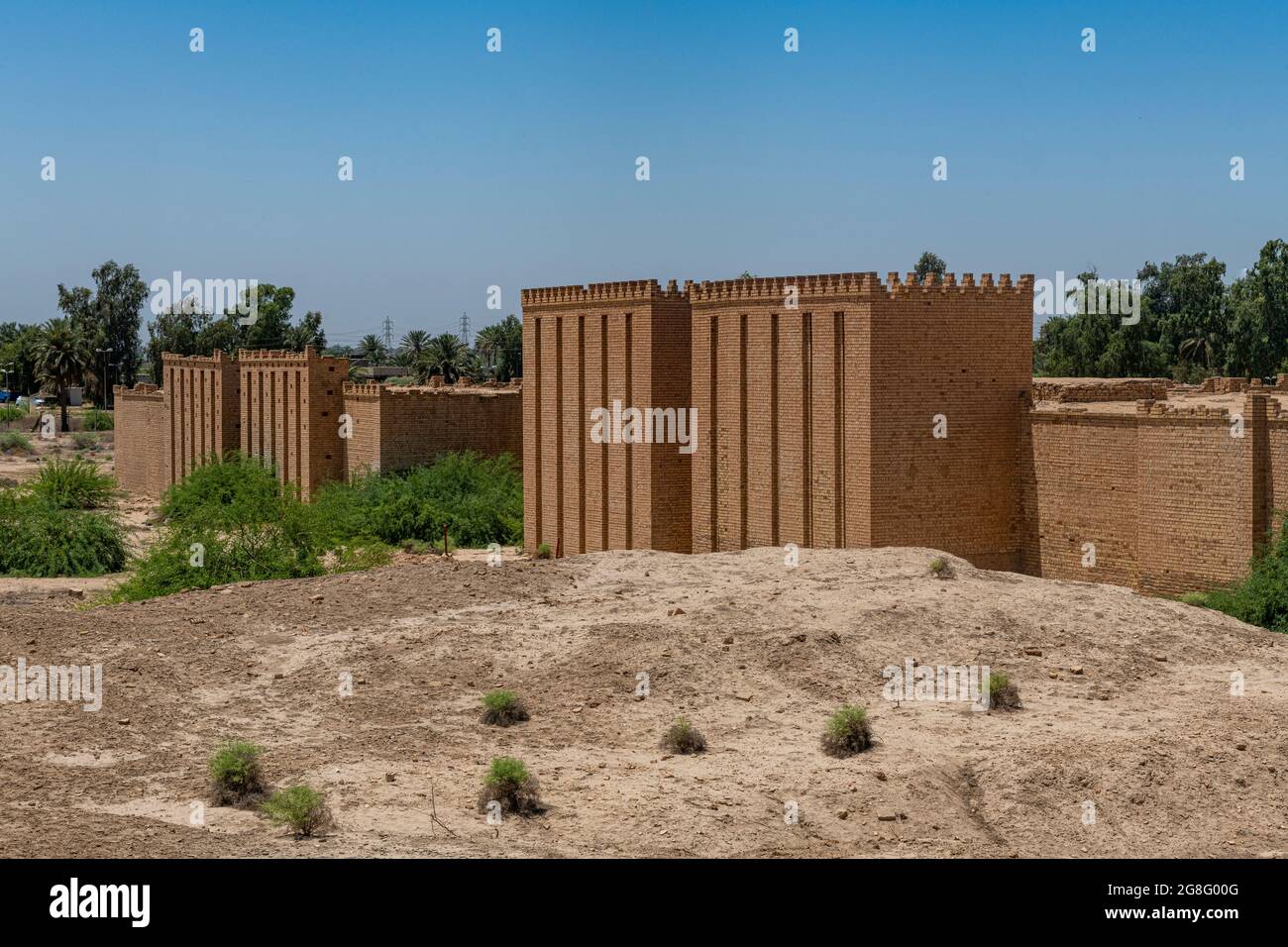 Ziggurat de Dur-Kurigalzu, Irak, Moyen-Orient Banque D'Images