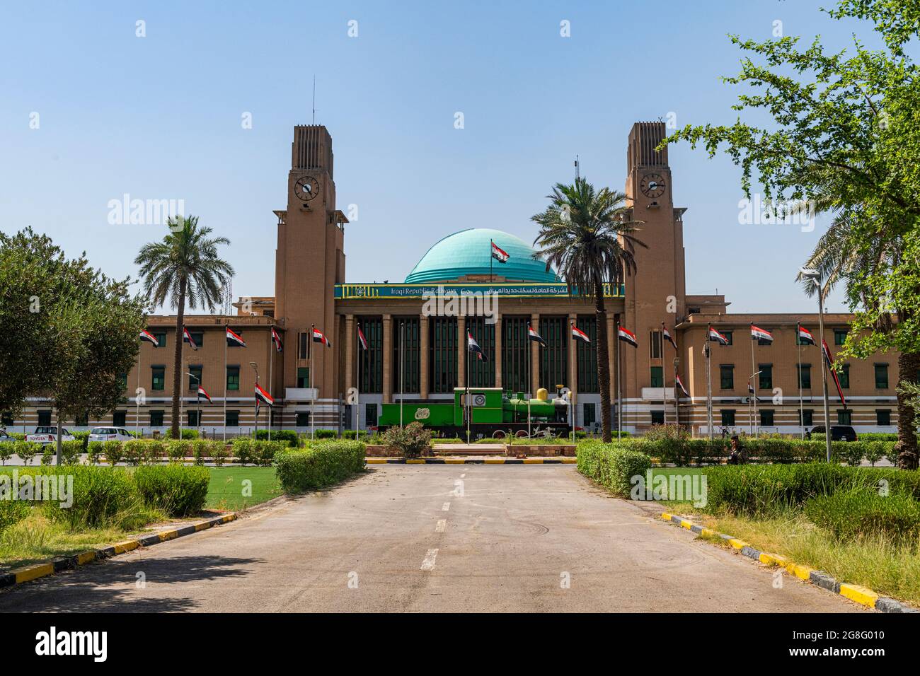 Gare centrale de Bagdad, Bagdad, Iraq, Moyen-Orient Banque D'Images
