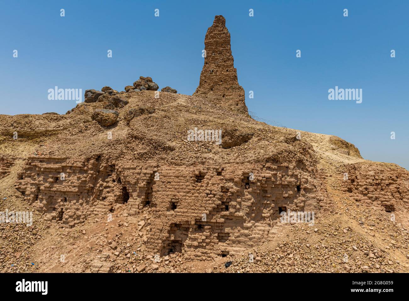 Site archéologique, Borsippa, Irak, Moyen-Orient Banque D'Images