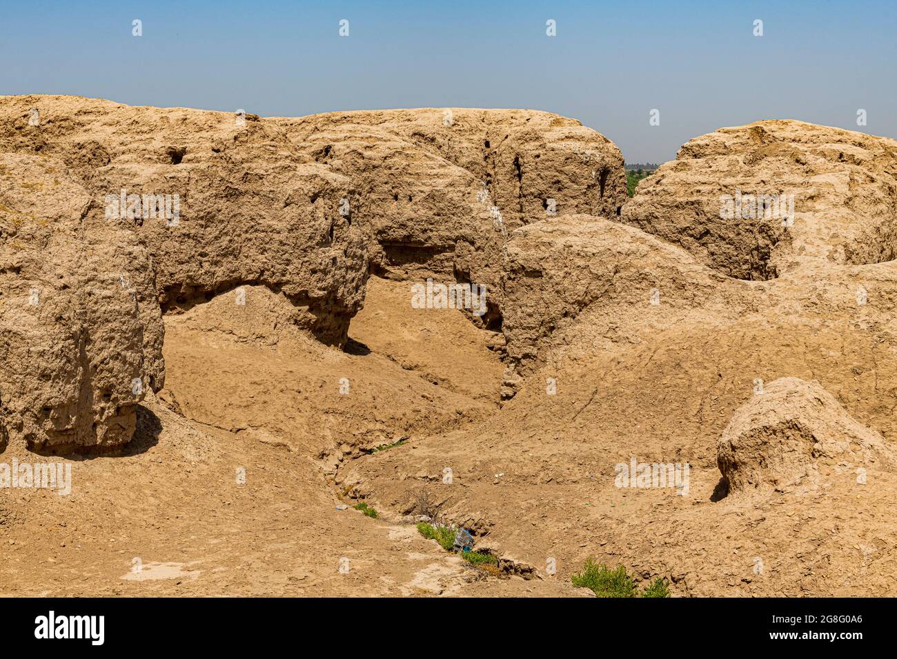 Les ruines de la ville sumérienne de Kish, Irak, Moyen-Orient Banque D'Images