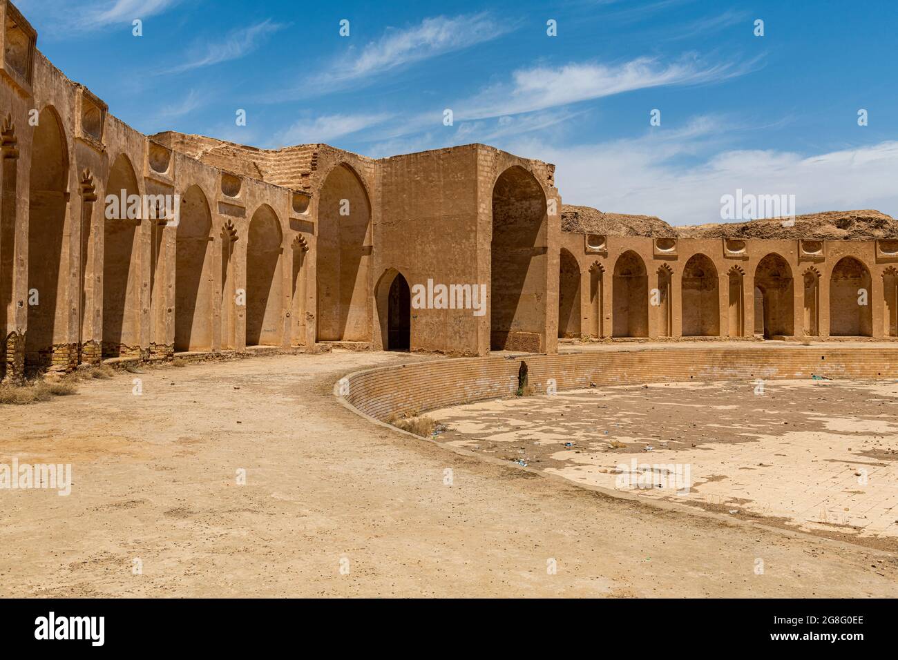 Palais Calipha, site classé au patrimoine mondial de l'UNESCO, Samarra, Irak, Moyen-Orient Banque D'Images