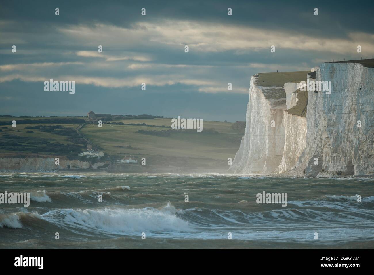 Birling Gap, East Sussex, South Downs National Park, Angleterre, Royaume-Uni, Europe Banque D'Images
