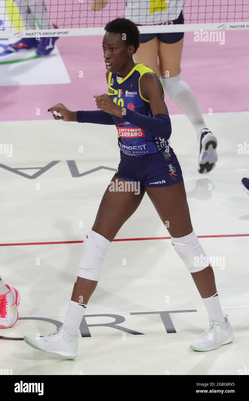 EGONU PAOLA (CONEGLIANO)IMOCO VOLLEY CONEGLIANO - IGOR GORGONZOLA NOVARA PALLAVOLO SUPERCOPPA ITALIANA A1-F 2019-2020 MILANO 16-11-2019 FOTO FILIPPO RUBIN / LVF Banque D'Images