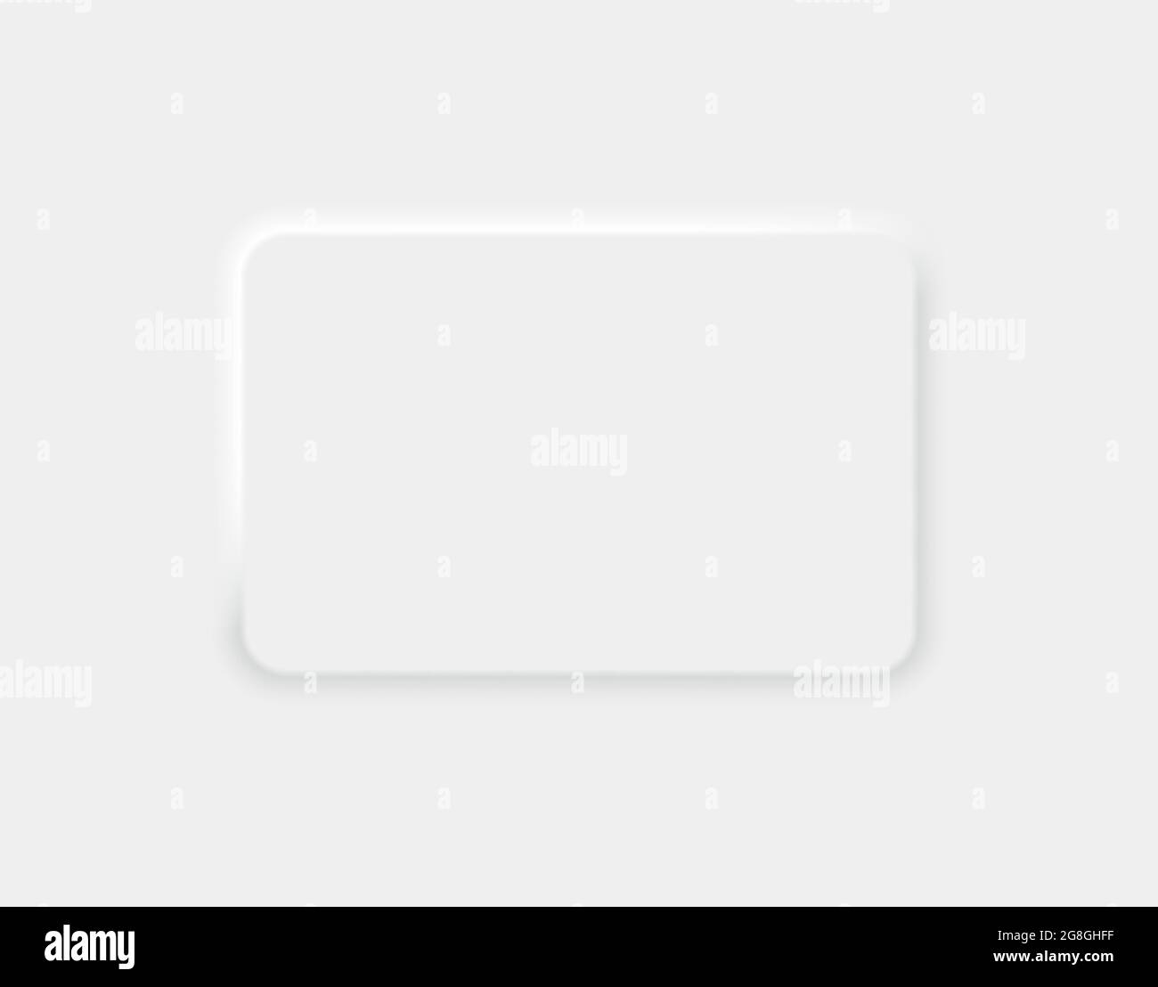 Papier blanc au format vectoriel rectangulaire avec ombre sur fond gris. Feuille de papier vide modèle portrait paysage. Une feuille réaliste, affiche Illustration de Vecteur