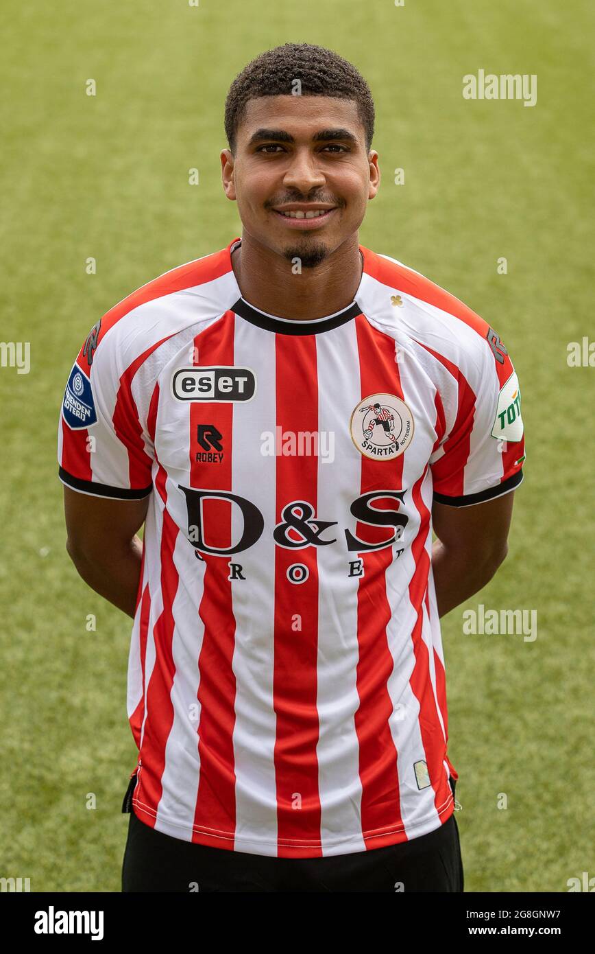 ROTTERDAM, PAYS-BAS - JUILLET 19: Laros Duarte de Sparta Rotterdam lors de la présentation de l'équipe de Sparta Rotterdam au stade Het Kasteel le 19 juillet 2021 à Rotterdam, pays-Bas (photo de Herman Dingler/Orange Pictures) Banque D'Images