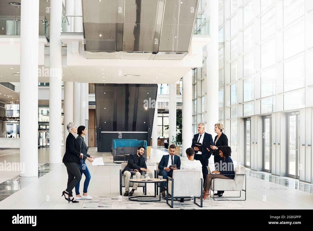 Commençons cette réunion Banque D'Images