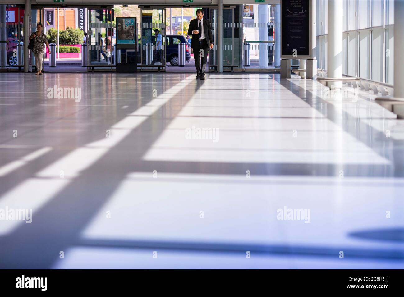 Gare internationale de Stratford, Londres, Royaume-Uni. Banque D'Images