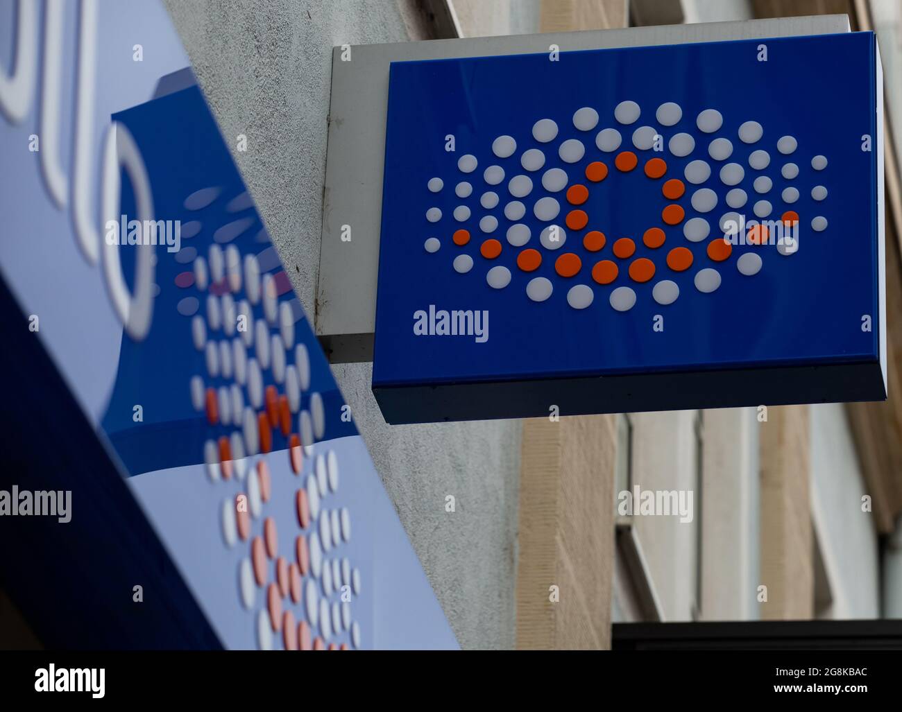 Bamberg, Allemagne. 11 février 2019. Logo und Schriftzug von Apollo Optik. (Photo par Alexander Pohl/Sipa USA) crédit: SIPA USA/Alay Live News Banque D'Images