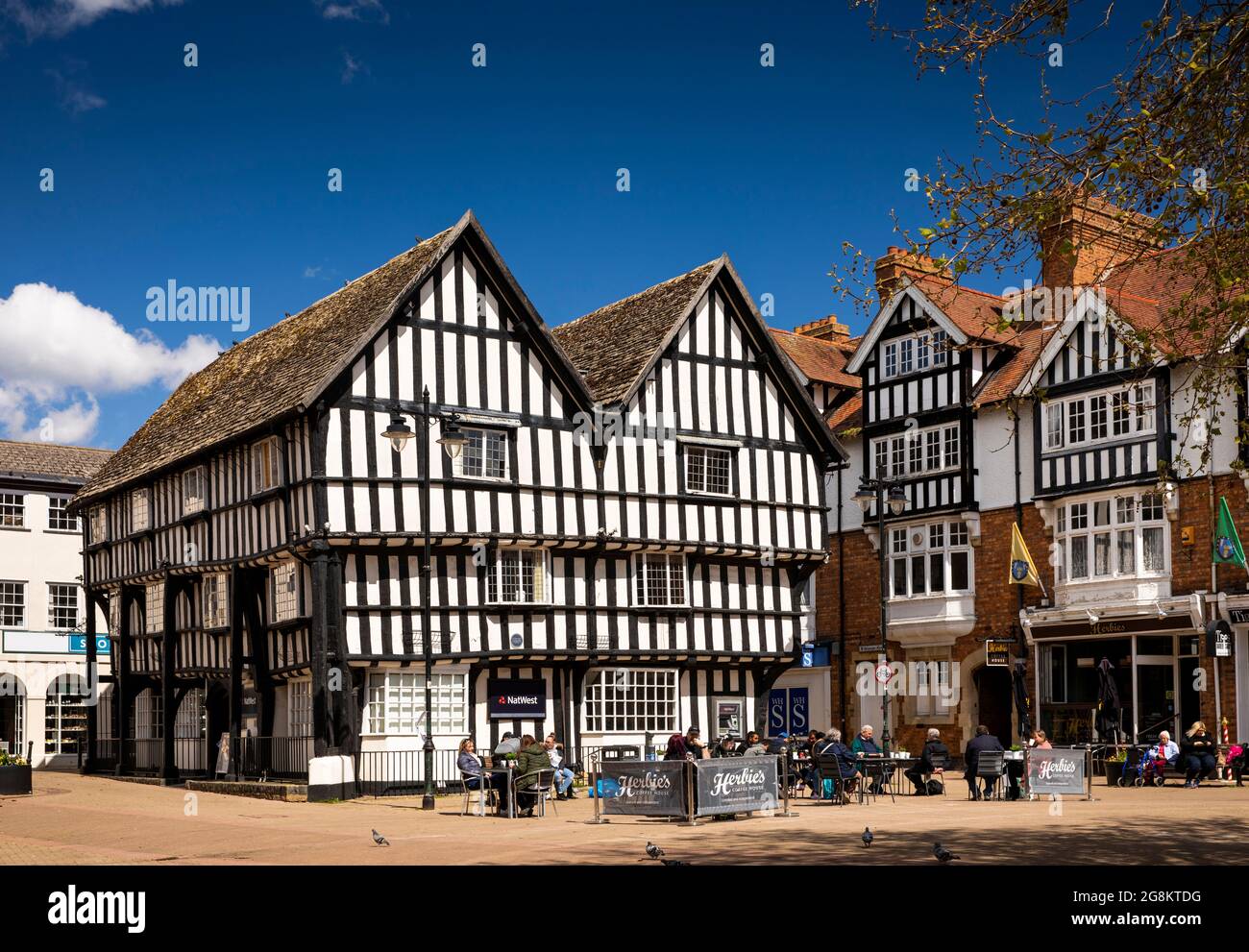 Royaume-Uni, Angleterre, Worcestershire, Evesham, Booth Hall – The Round House Banque D'Images