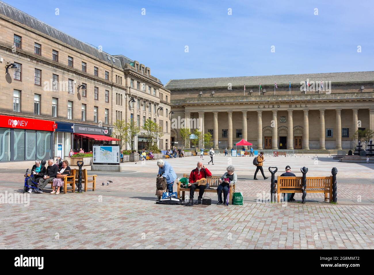 Caird Hall, City Square, Dundee City, Écosse, Royaume-Uni Banque D'Images