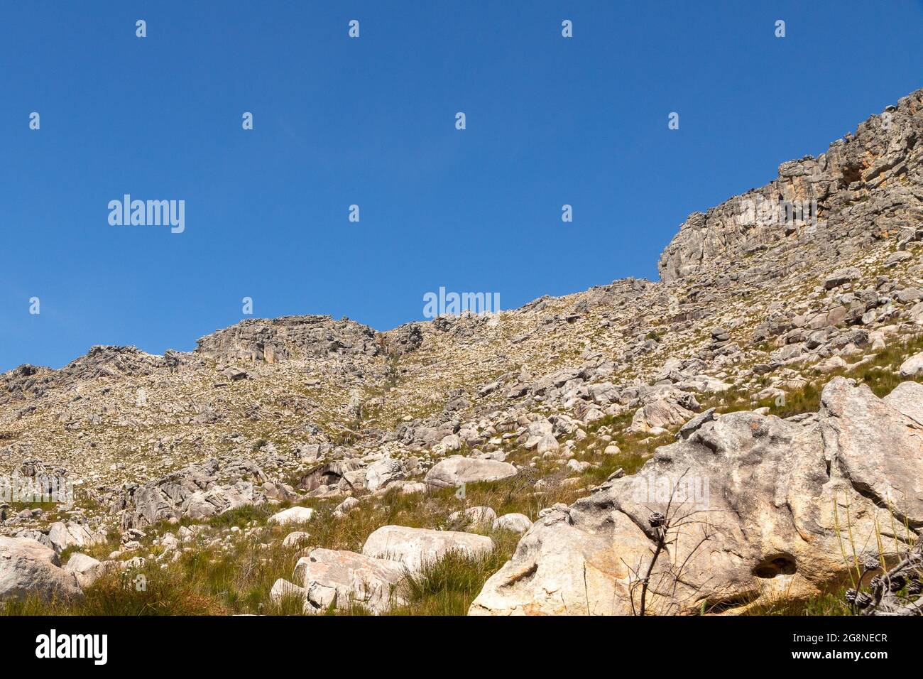 Paysage dans le Kloof de bain, Cap occidental, Afrique du Sud Banque D'Images