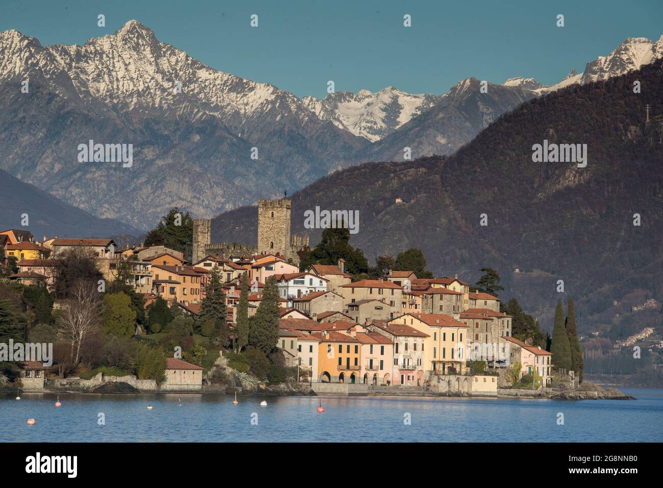 Rezzonico, Lac de Côme, Lombardie, Italie, Europe Banque D'Images
