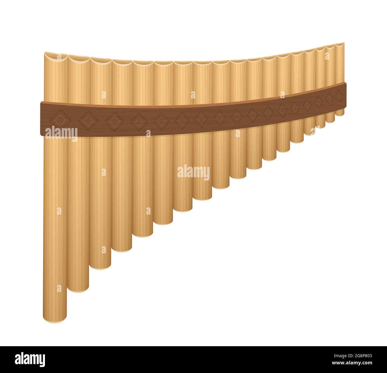 Pan flute instrument Banque de photographies et d’images à haute