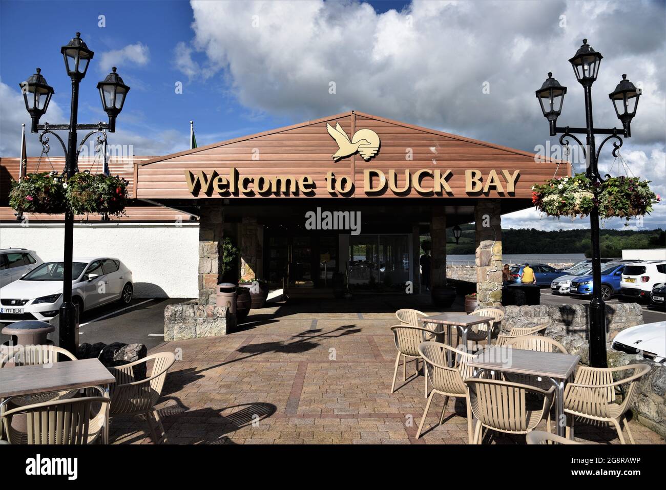 Duck Bay Loch Lomond. Banque D'Images