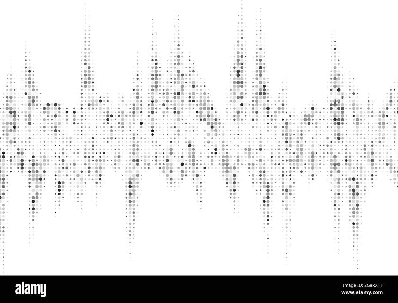 Arrière-plan en pointillés demi-tons abstrait. Motif monochrome avec points et cercles. Vecteur texture futuriste moderne pour affiches, cartes de visite, cartes postales Illustration de Vecteur