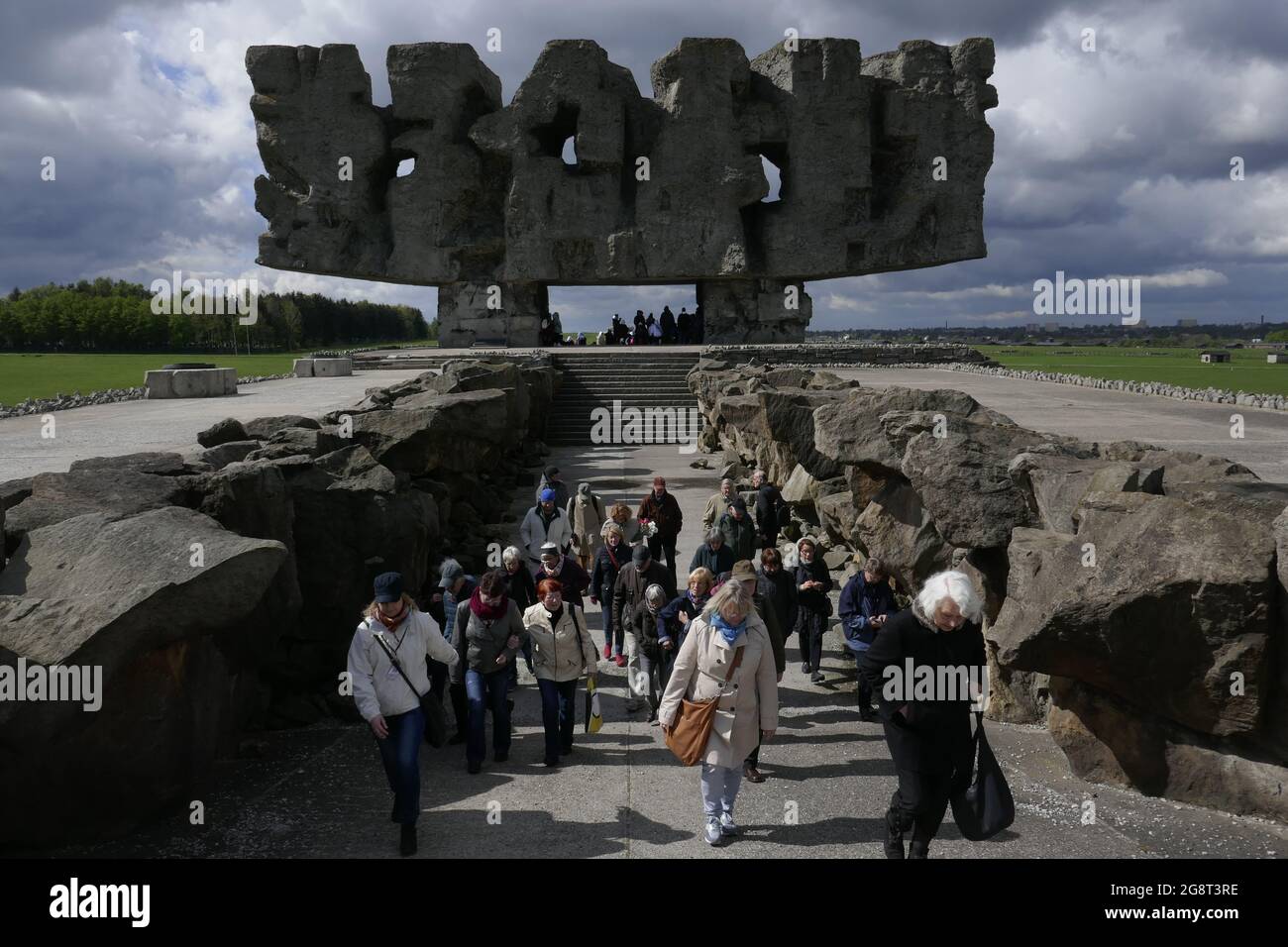 Lublin-Majdanek, Pologne Banque D'Images