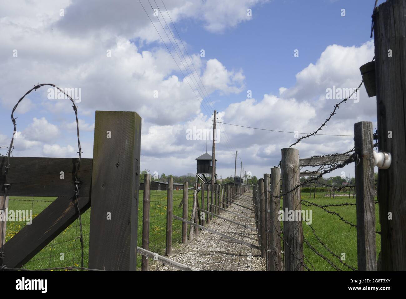 Konzentrations- und Vernichtungslager Lublin-Majdanek, Polen Banque D'Images