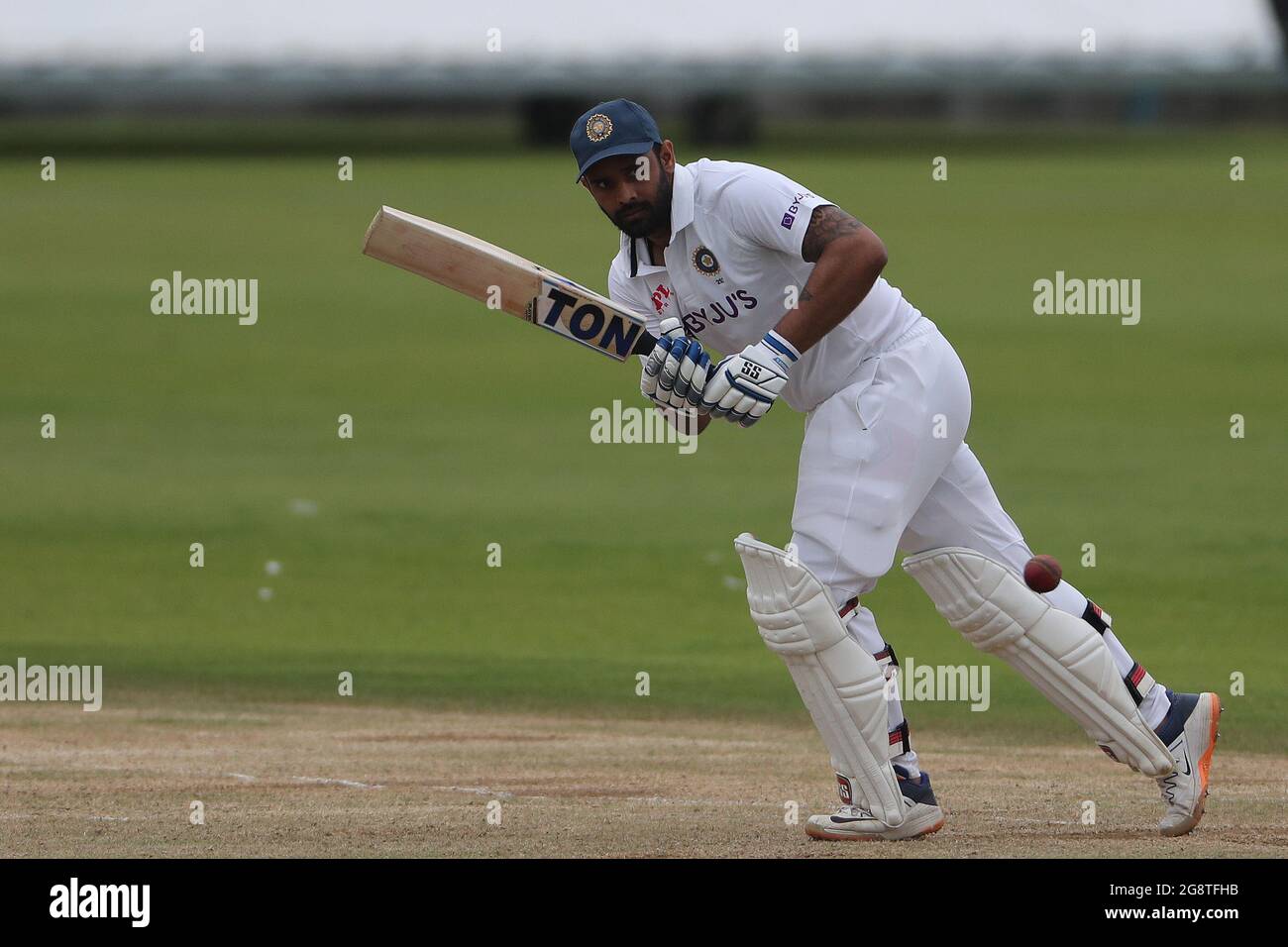 CHESTER LE STREET, ROYAUME-UNI. 22 JUILLET Hanuma Vihari of India lors du match Tour Match entre County Select XI et l'Inde à Emirates Riverside, Chester le Street, le jeudi 22 juillet 2021. (Credit: Mark Fletcher | MI News) Credit: MI News & Sport /Alay Live News Banque D'Images