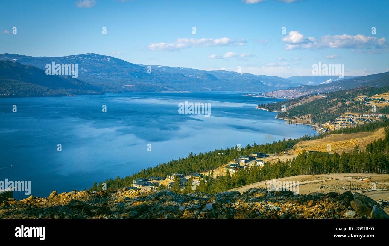 Lac Okanagan, C.-B., Canada Banque D'Images