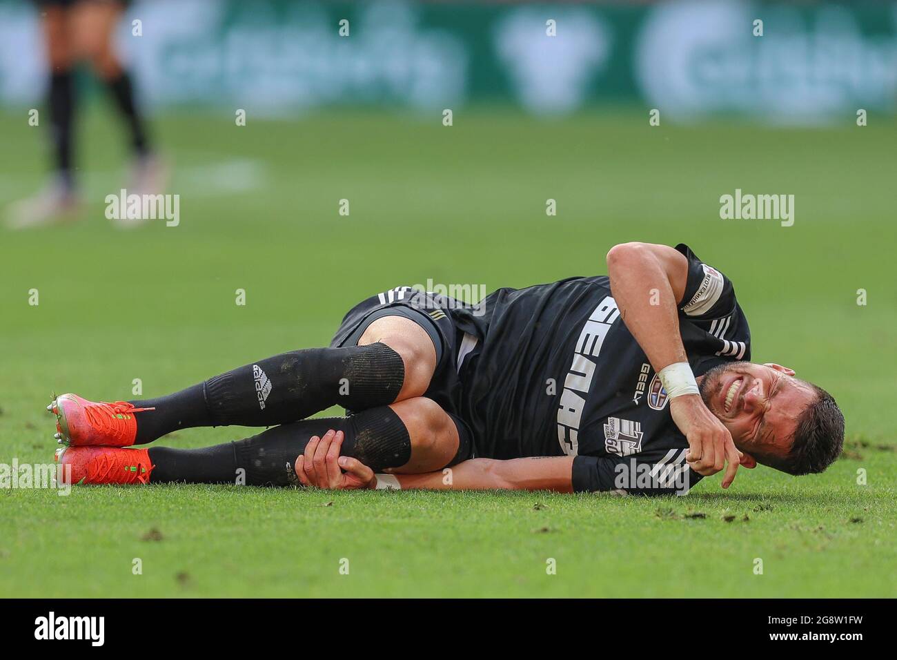 Copenhague, Danemark. 22 juillet 2021. Yurii Habavda (7) de Torpedo Zhodino vu lors du match de qualification de l'UEFA Europa Conference League entre le FC Copenhague et Torpedo Zhodino à Parken à Copenhague. (Crédit photo : Gonzales photo/Alamy Live News Banque D'Images