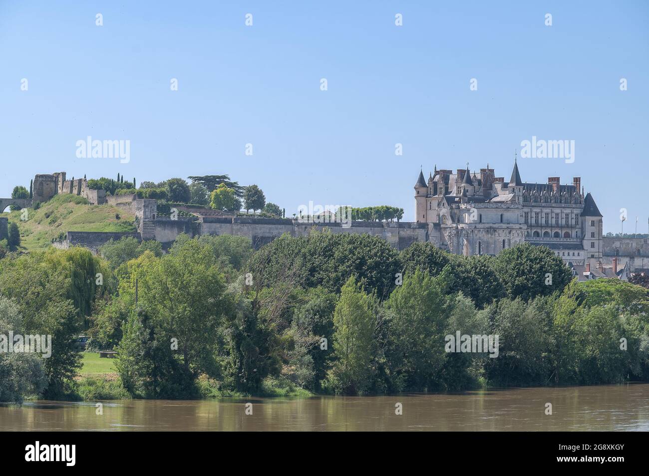 Château d'Amboise, Vallée de la Loire, France Banque D'Images
