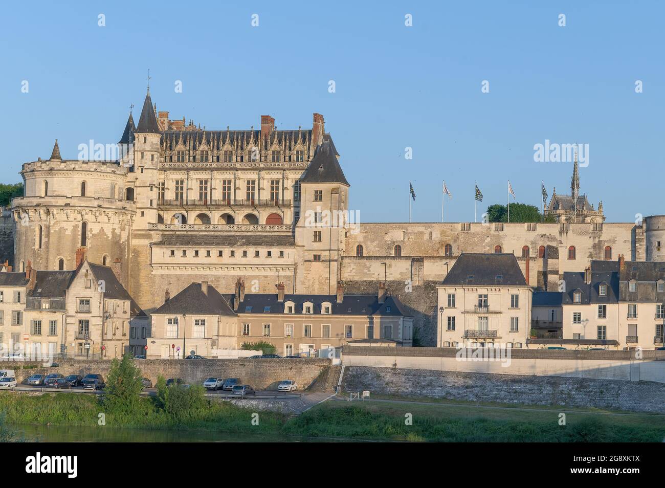 Château d'Amboise, Vallée de la Loire, France Banque D'Images