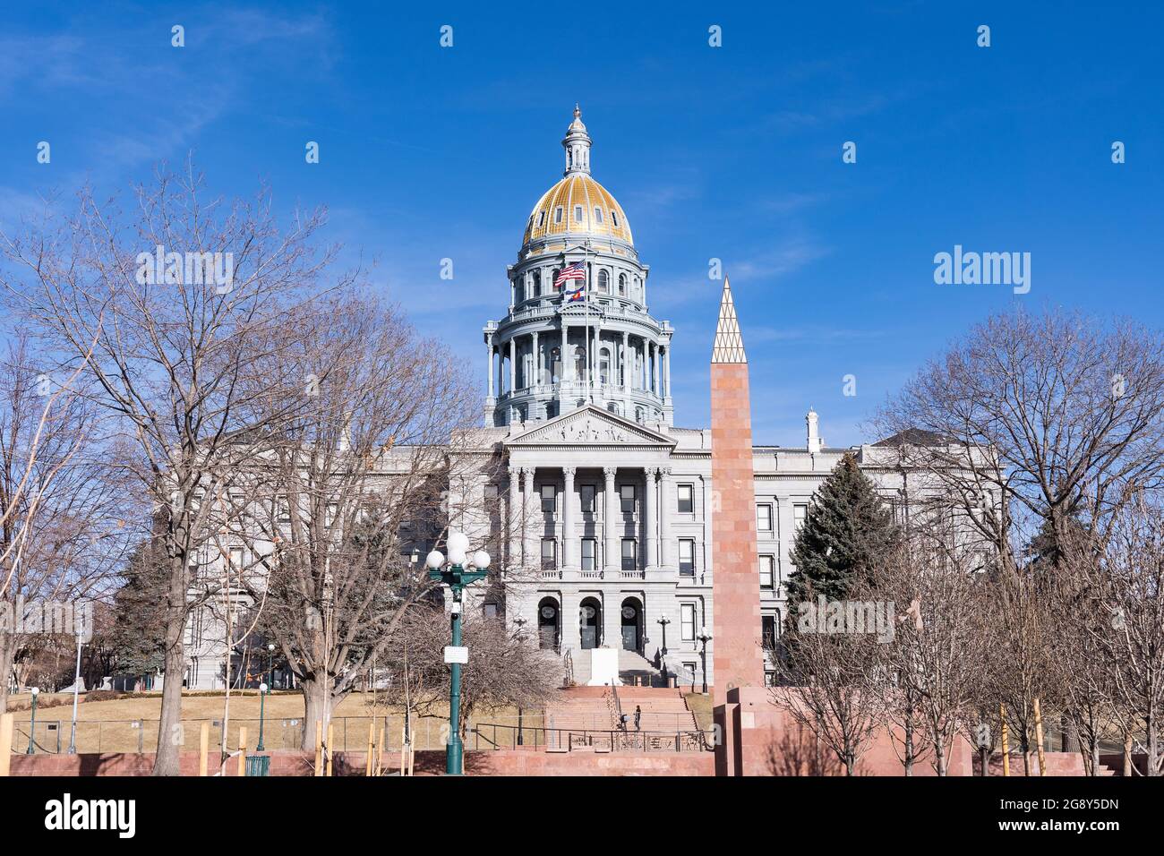 Bâtiment du Capitole de l'État du Colorado à Denver, Colorado Banque D'Images