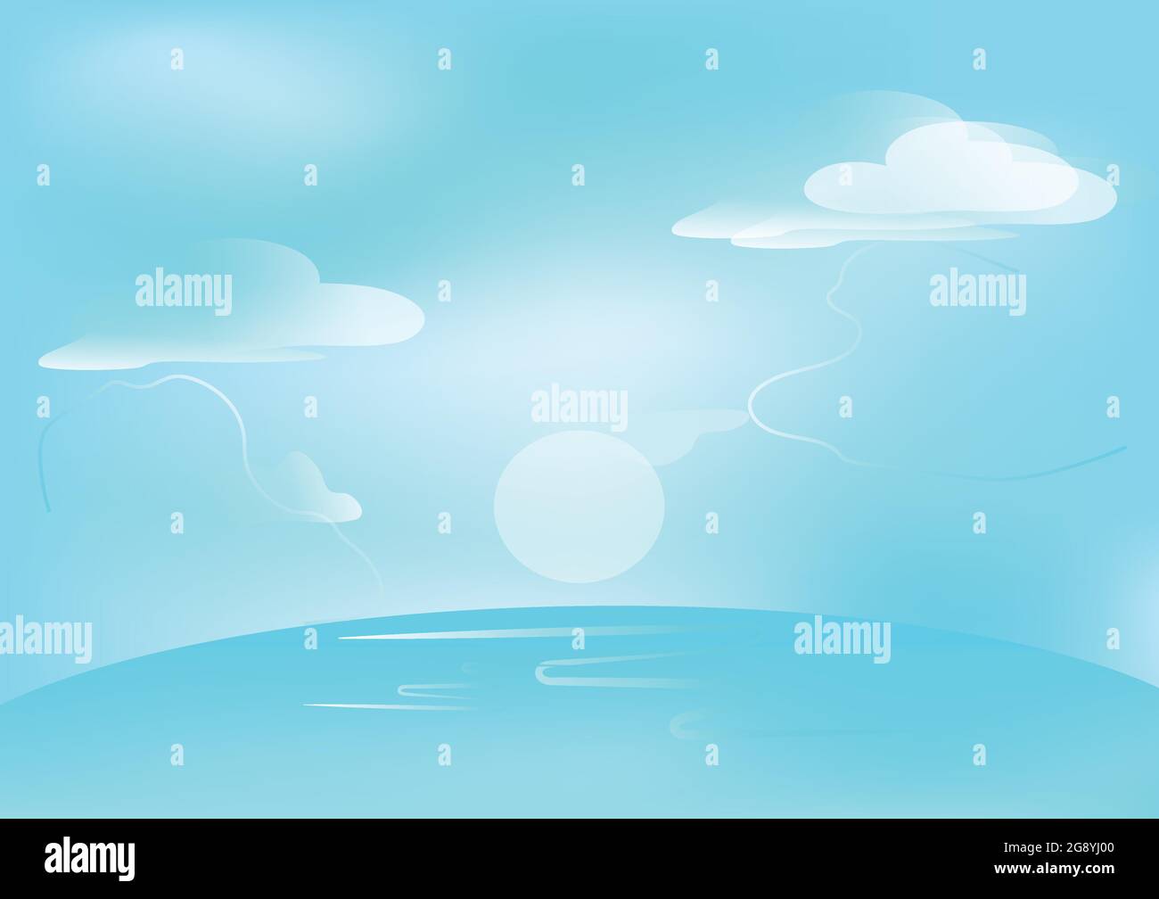 Arrière-plans abstraits fond d'écran temps naturel ciel clair ciel nuageux modèle motif paysage vecteur illustration EPS10 Illustration de Vecteur