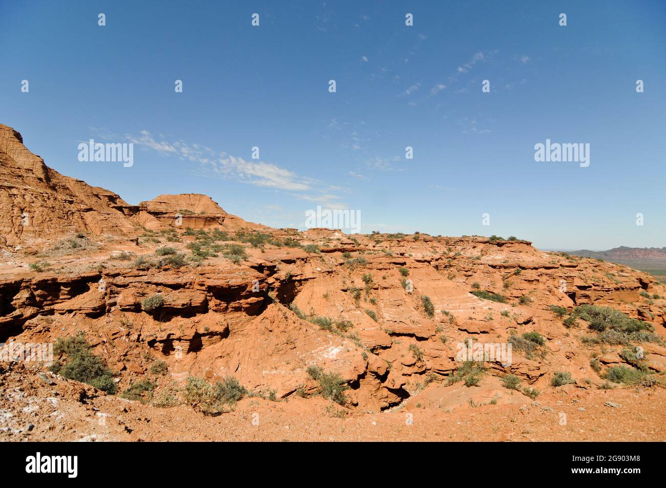 Parc national de la Sierra de las Quijadas. San Luis, Argentine Banque D'Images