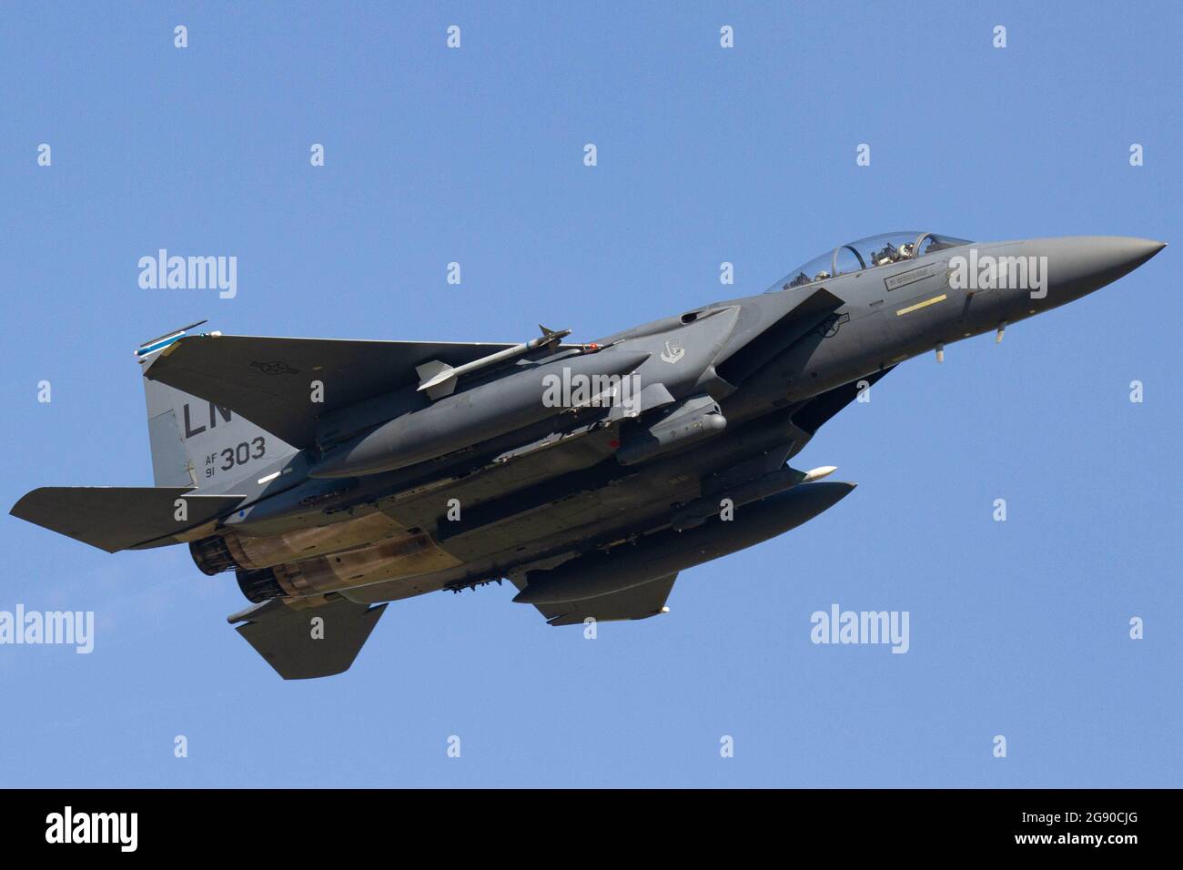 McDonnell Douglas F-15E Strike Eagle Banque D'Images