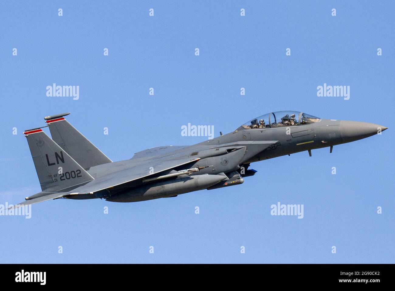 McDonnell Douglas F-15E Strike Eagle Banque D'Images