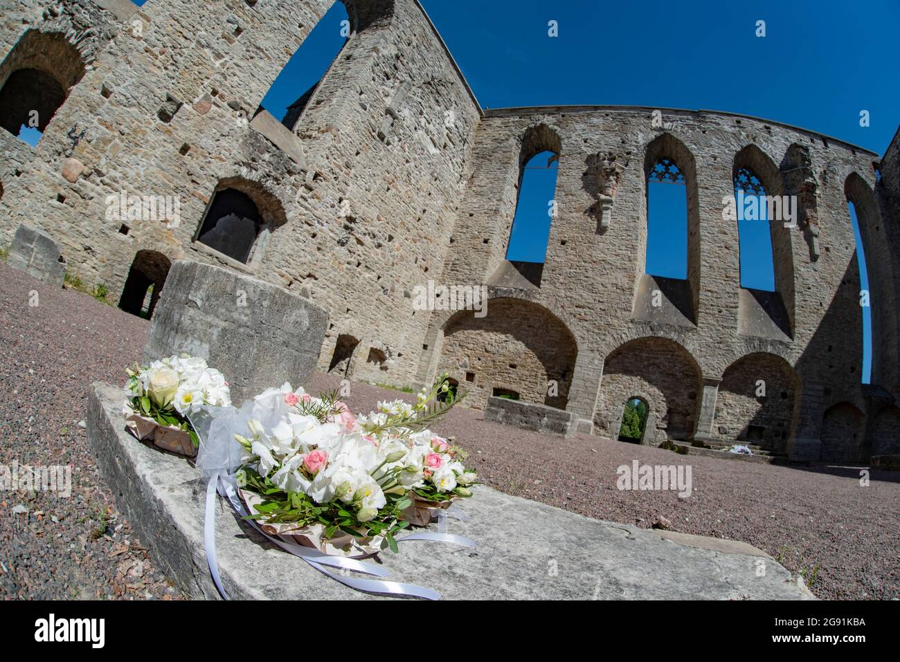 Couvent de Pirita, Pirita Klooster, Tallinn, Estonie Banque D'Images