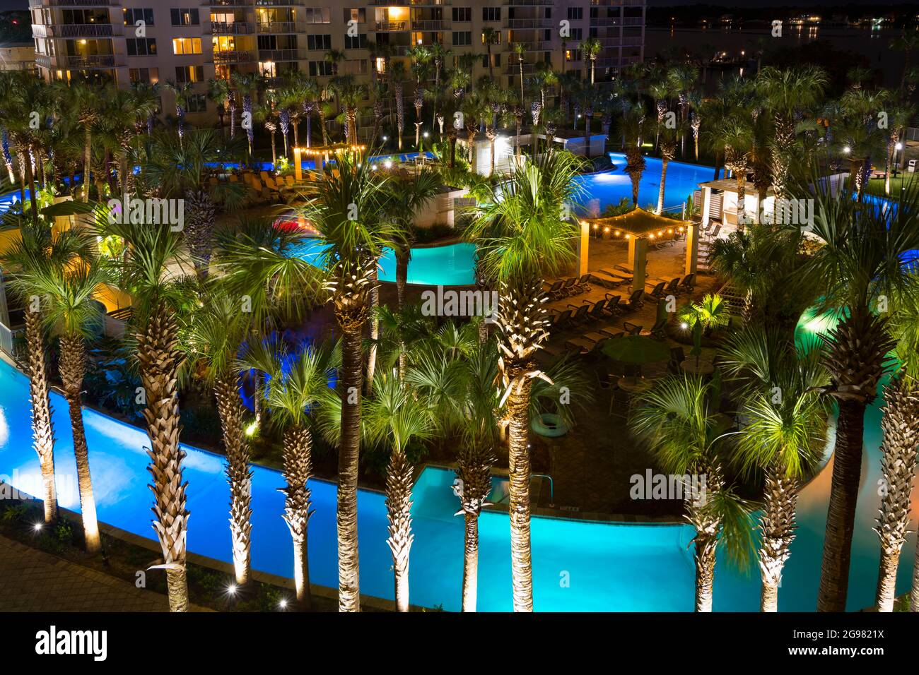 Lazy River de destin West, Ddestin West Beach and Bay Resort, fort Walton Beach, Floride, États-Unis Banque D'Images