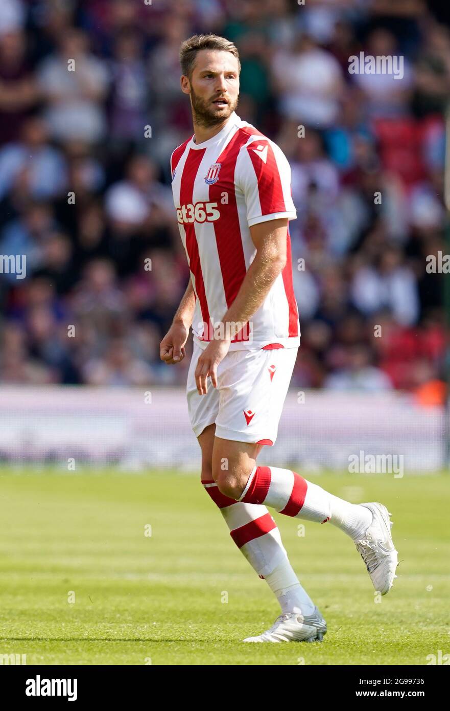 Stoke, Angleterre, le 24 juillet 2021. Nick Powell de Stoke City pendant le match d'avant-saison au stade Bet365, Stoke. Le crédit photo devrait se lire: Andrew Yates / Sportimage Banque D'Images