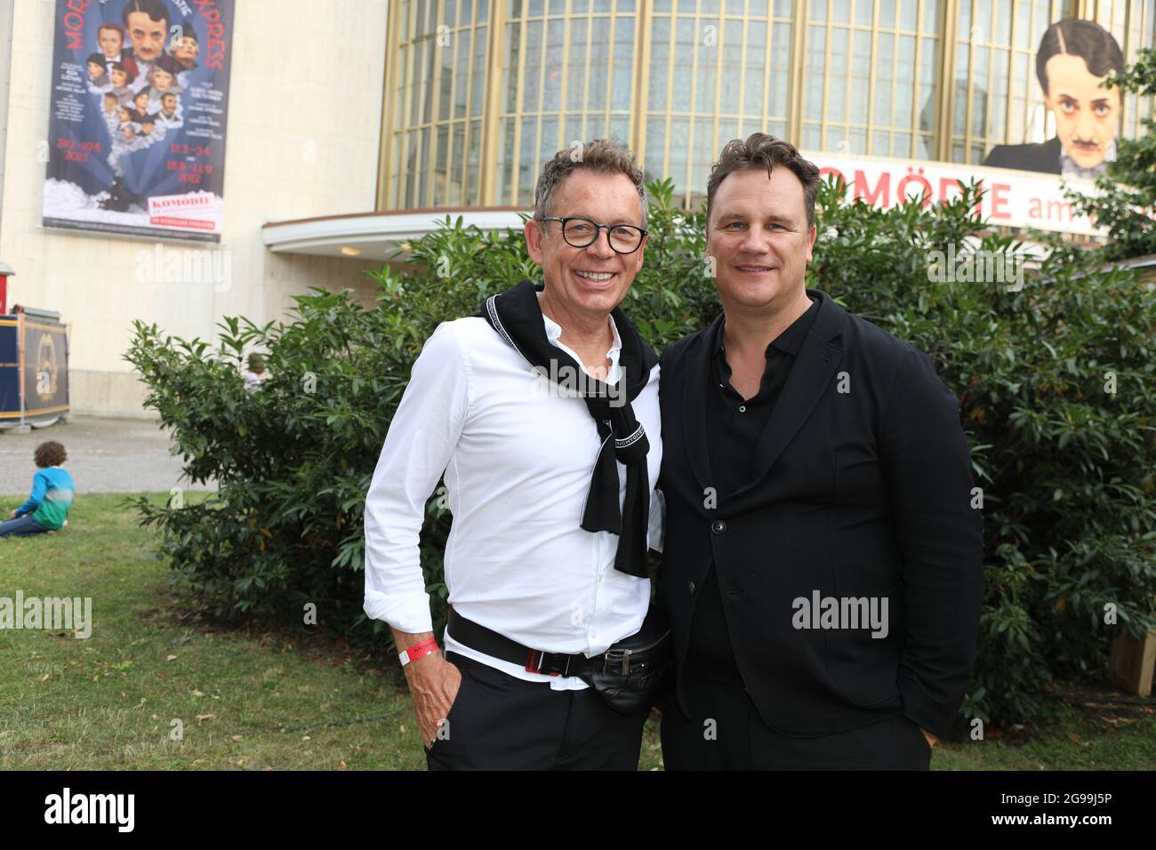Guido Maria Kretschmer mit Ehemann Frank Mutters BEI der Premiere of Theaterstücks 'Dord im Orientexpress' in der Komödie am Kurfürstendamm im Schill Banque D'Images