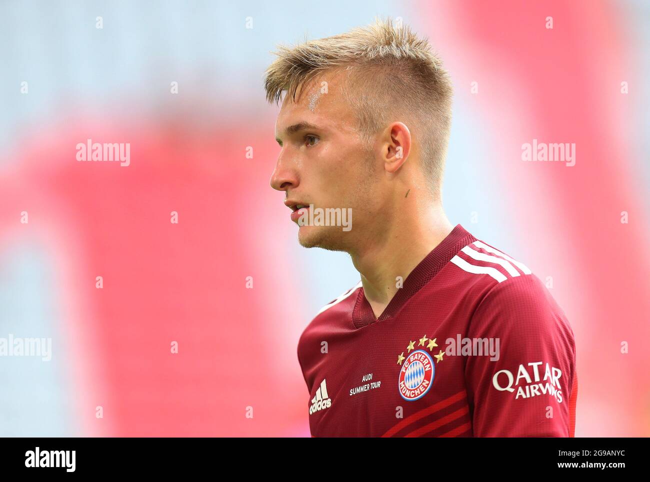 firo: 24.07.2021, football, 1. Bundesliga, saison 2021/2022, test match, FC Bayern Mvºnchen - Ajax Amsterdam 2: 2, goalben Rhein, FC Bayern Mvºnchen, FCB, Bayern, FC Bayern, portrait, Banque D'Images